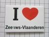 koelkastmagneet I Love Zeeuws-Vlaanderen