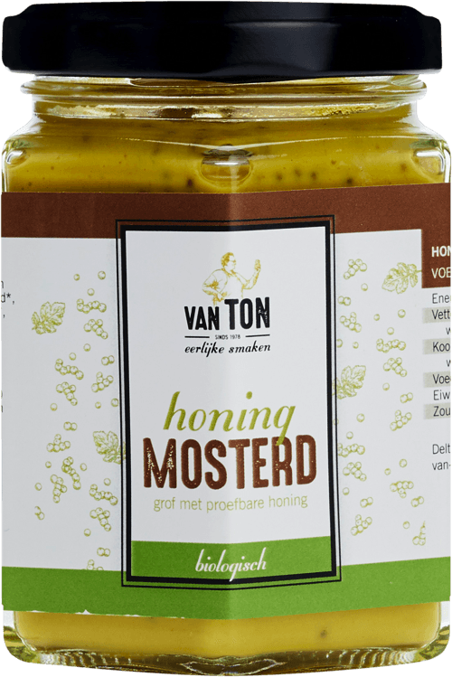 Bio mosterd met honing Tons
