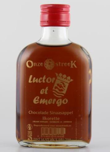 Choco sinaasappel  likorette 14,5 % alc. Zakflacon