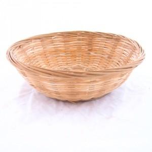 Broodm. bamboe rond dicht 25*7 cm 