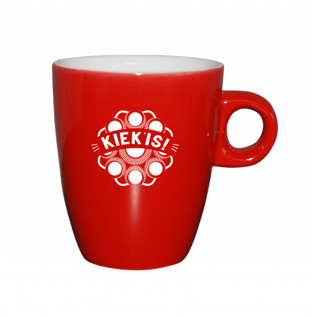 Senseo mok BLOEDKORAAL ROOD (KIEK IS !) Proenk.nl