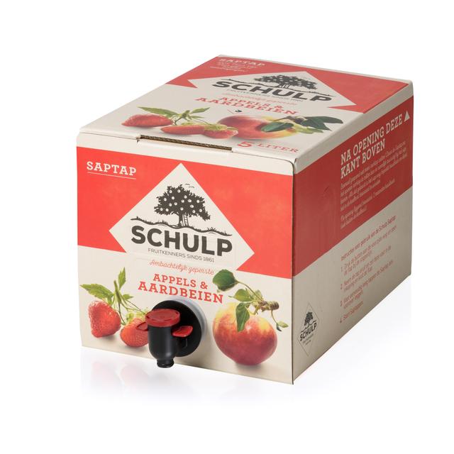 Appel & Aardbei sap, Schulp