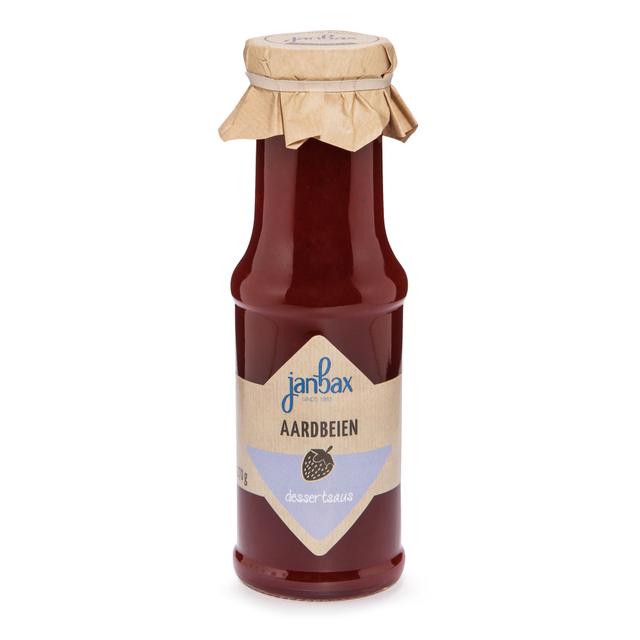 JanBax dessertsaus aardbeien