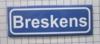 koelkastmagneet plaatsnaambord Breskens