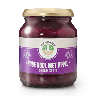 YourFoodFriends Rode kool met appel