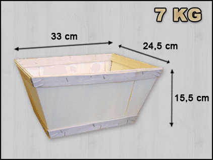 Oestermand rechthoek 7 kilo
