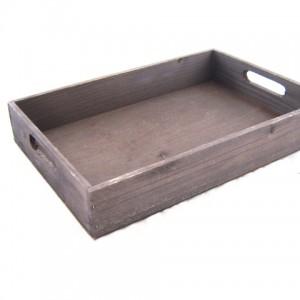 Dienblad oud hout 35*25*6 cm