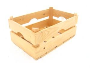 Veilingkist hout (40x26x18cm)           