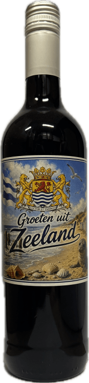 Rode wijn Groeten uit Zeeland (KLEUR) 14%vol.
