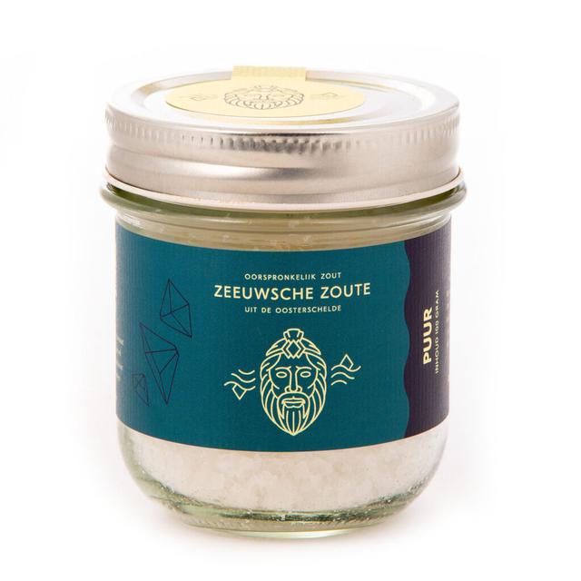 Zeeuwsche Zoute PUUR GLAZEN POT