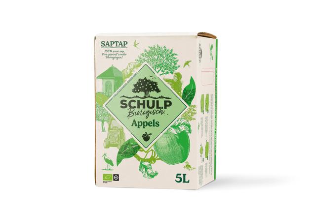 Appelsap Biologisch, Schulp