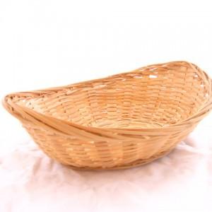 Broodmand bamboe ovaal 30*23*7/10 cm (20st/zak)