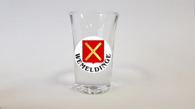 Borrel glaasjes wapen Wemeldinge
