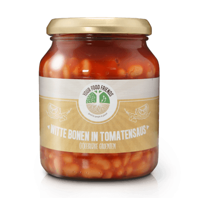 YourFoodFriends Witte bonen in tomatensaus