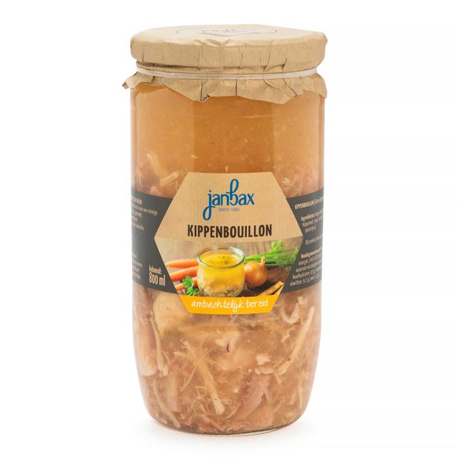 JanBax kippenbouillon zeer rijk gevuld