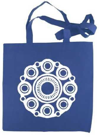 Zeeuwse knop shopper donkerblauw