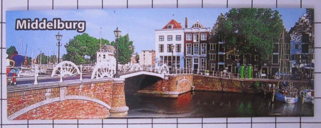 koelkastmagneet Middelburg Spijkerbrug kleur