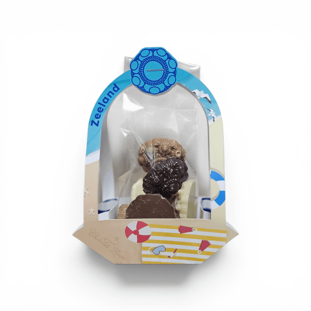 Zeeuws hengsel mandje chocolade ZEEUWSE KNOOP