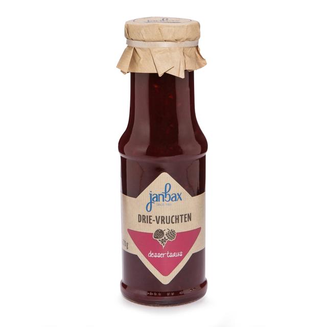 JanBax dessertsaus drie-vruchten