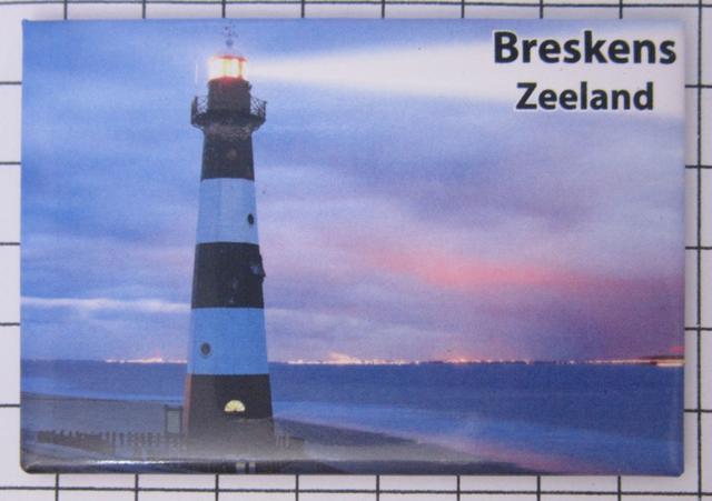 koelkastmagneet vuurtoren Breskens kleur