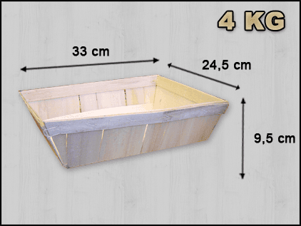 Oestermand rechthoek 4 kilo 