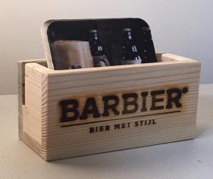 Barbier bierviltjes houder