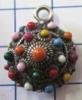 Exclusieve zware massieve zeeuwse knop torenhanger verzilverd.
