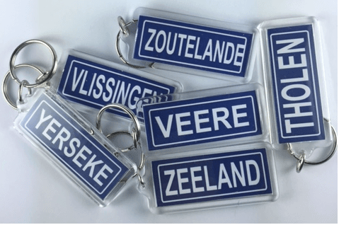 Sleutelhanger plaatsnaambord Kamperland