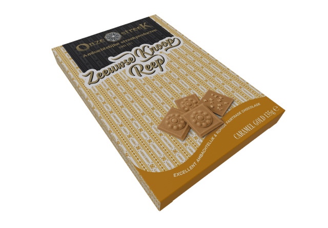 Zeeuwse knoop reep Gold Caramel